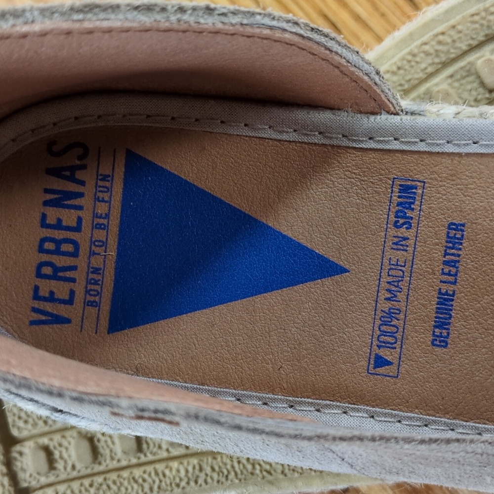 Verbena Cruz Tan D'Orsey Espadrille Flats Size 39 - Picture 3 of 11
